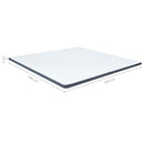 vidaXL dobozrugós ágymatracfedő 200 x 200 x 5 cm közepesen puha