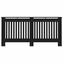vidaXL fekete MDF radiátorburkolat 172 x 19 x 81,5 cm