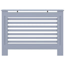 vidaXL antracitszürke MDF radiátorburkolat 112 x 19 x 81,5 cm