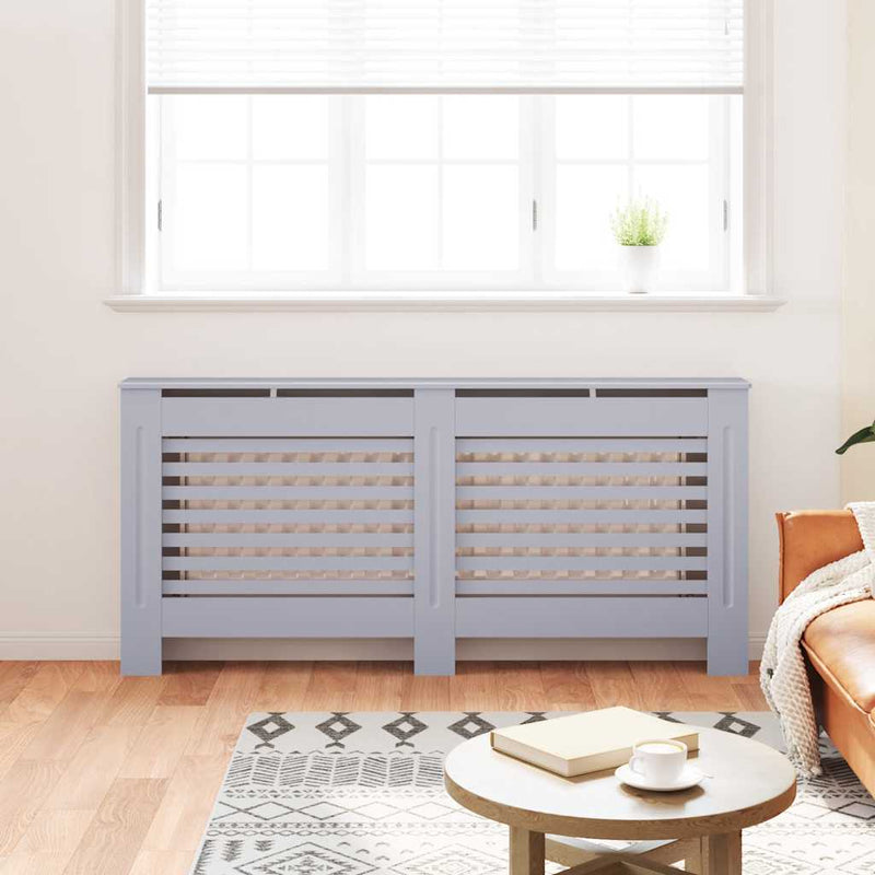 vidaXL antracitszürke MDF radiátorburkolat 172 x 19 x 81,5 cm
