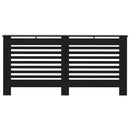 vidaXL fekete MDF radiátorburkolat 172 x 19 x 81,5 cm