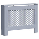 vidaXL antracitszürke MDF radiátorburkolat 112 x 19 x 81,5 cm