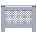 vidaXL antracitszürke MDF radiátorburkolat 112 x 19 x 81,5 cm