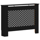 vidaXL fekete MDF radiátorburkolat 112 x 19 x 81,5 cm