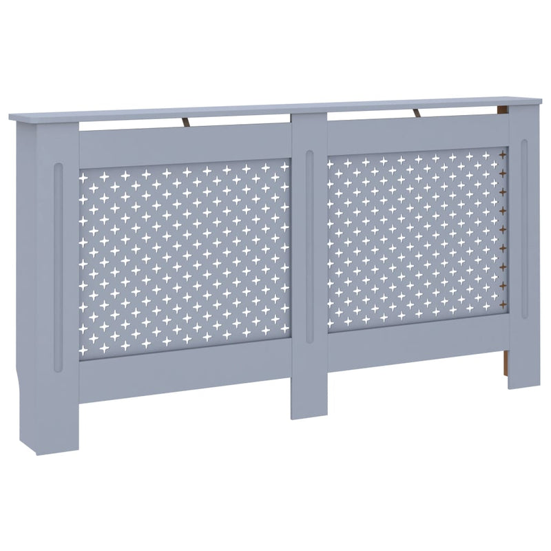 vidaXL antracitszürke MDF radiátorburkolat 152 x 19 x 81,5 cm