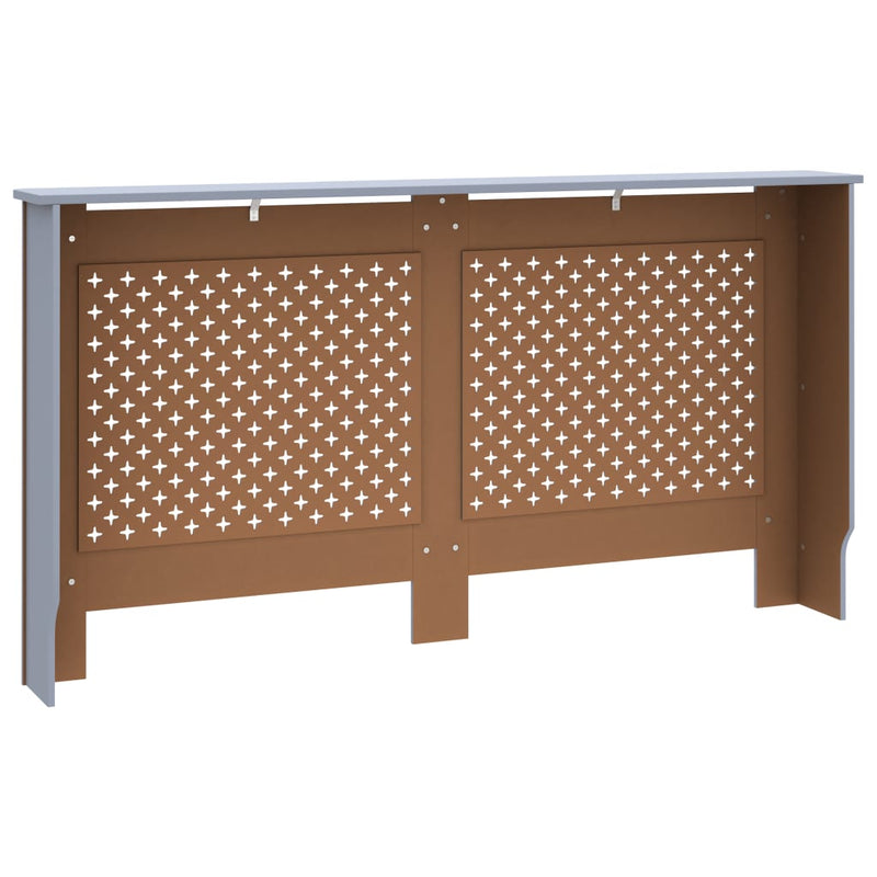 vidaXL antracitszürke MDF radiátorburkolat 152 x 19 x 81,5 cm