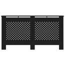 vidaXL fekete MDF radiátorburkolat 152 x 19 x 81,5 cm