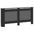 vidaXL fekete MDF radiátorburkolat 172 x 19 x 81,5 cm