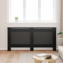 vidaXL fekete MDF radiátorburkolat 172 x 19 x 81,5 cm