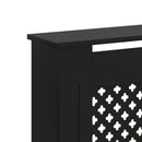 vidaXL fekete MDF radiátorburkolat 172 x 19 x 81,5 cm