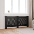 vidaXL fekete MDF radiátorburkolat 172 x 19 x 81,5 cm
