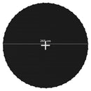 vidaXL fekete szövet ugrószőnyeg kerek trambulinhoz 3,05 m