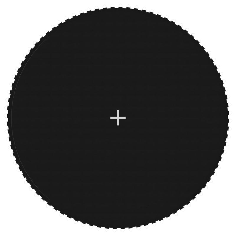 vidaXL fekete szövet ugrószőnyeg kerek trambulinhoz 4,57 m