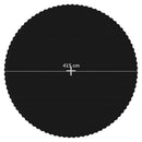 vidaXL fekete szövet ugrószőnyeg kerek trambulinhoz 4,57 m