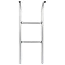 vidaXL kétlépcsős ezüst acél trambulinlétra 102,6 cm