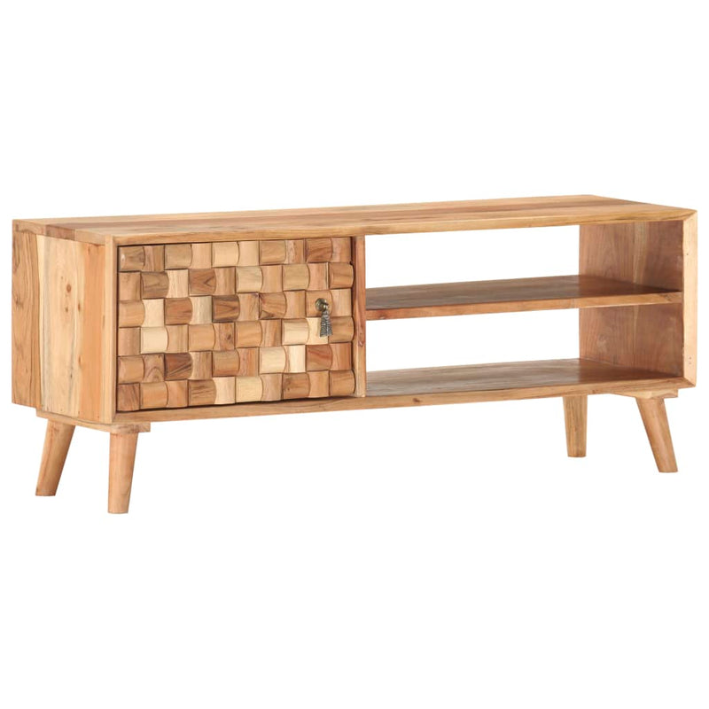 vidaXL tömör akácfa TV-szekrény 100 x 35 x 40 cm