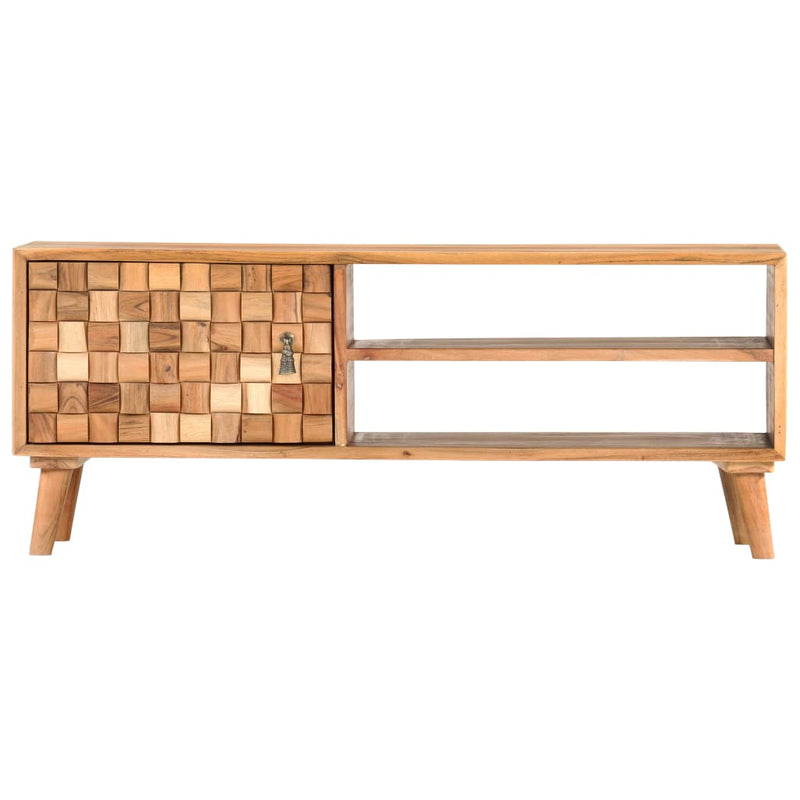 vidaXL tömör akácfa TV-szekrény 100 x 35 x 40 cm