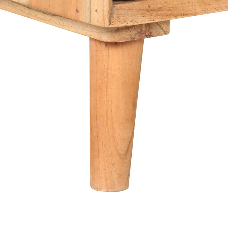vidaXL tömör akácfa TV-szekrény 100 x 35 x 40 cm