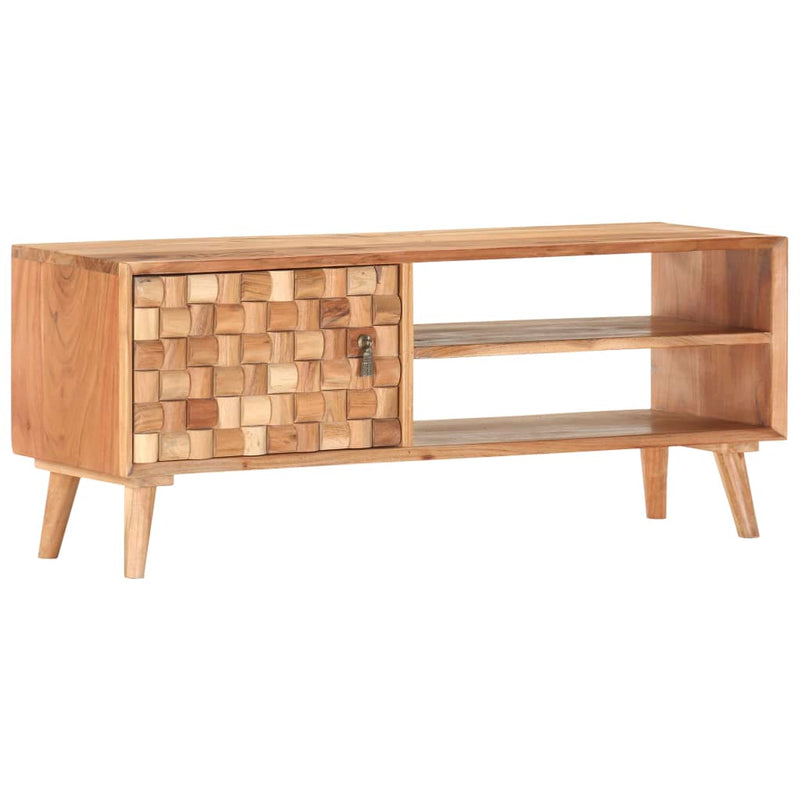 vidaXL tömör akácfa TV-szekrény 100 x 35 x 40 cm