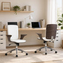 vidaXL Forgós Irodai Székek 2 db Műbőr 69 x 61 x 104 cm