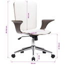 vidaXL Forgós Irodai Székek 2 db Műbőr 69 x 61 x 104 cm