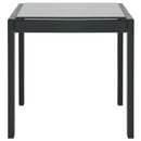 vidaXL 2 db textilén és acél napozóágy asztallal