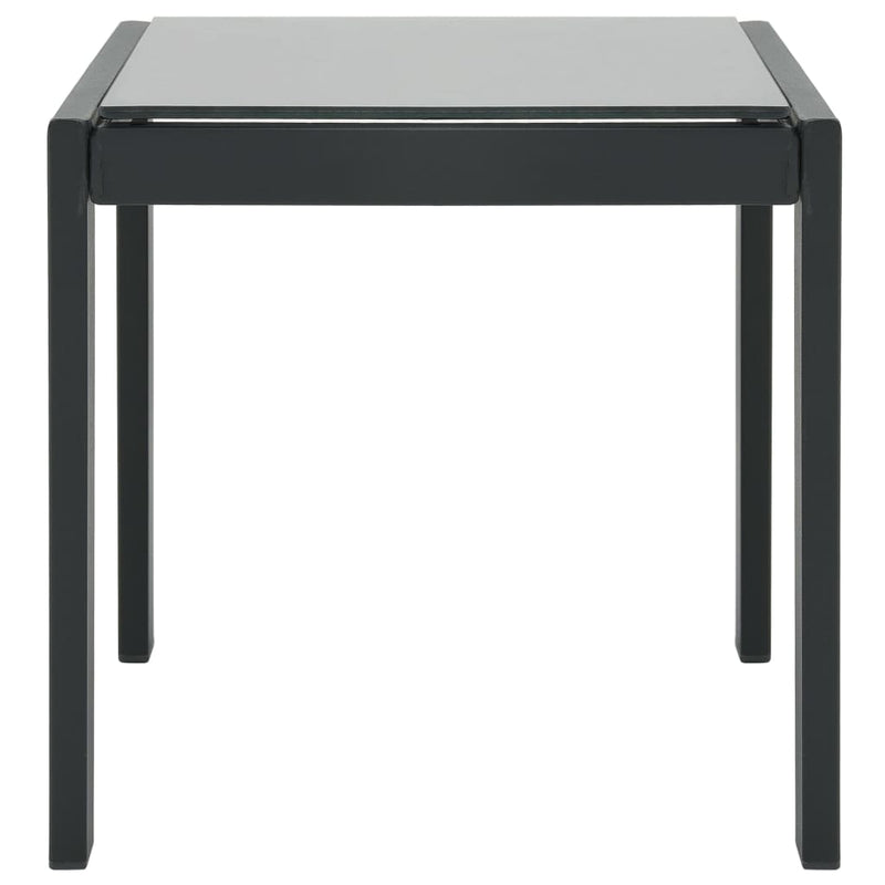 vidaXL 2 db textilén és acél napozóágy asztallal