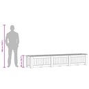 vidaXL impregnált fenyőfa magaságyás 291 x 50 x 50 cm