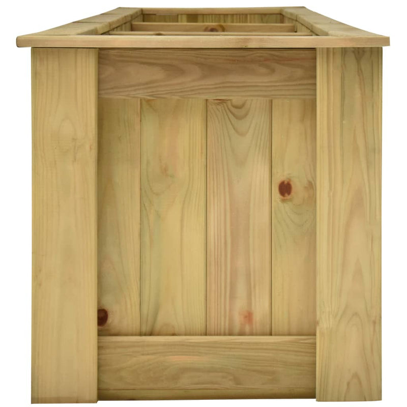 vidaXL impregnált fenyőfa magaságyás 291 x 50 x 50 cm