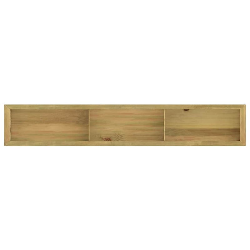 vidaXL impregnált fenyőfa magaságyás 291 x 50 x 50 cm