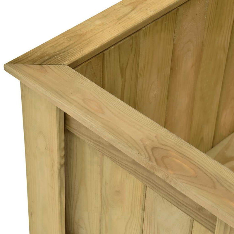 vidaXL impregnált fenyőfa magaságyás 291 x 50 x 50 cm