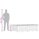 vidaXL impregnált fenyőfa magaságyás 196 x 100 x 50 cm