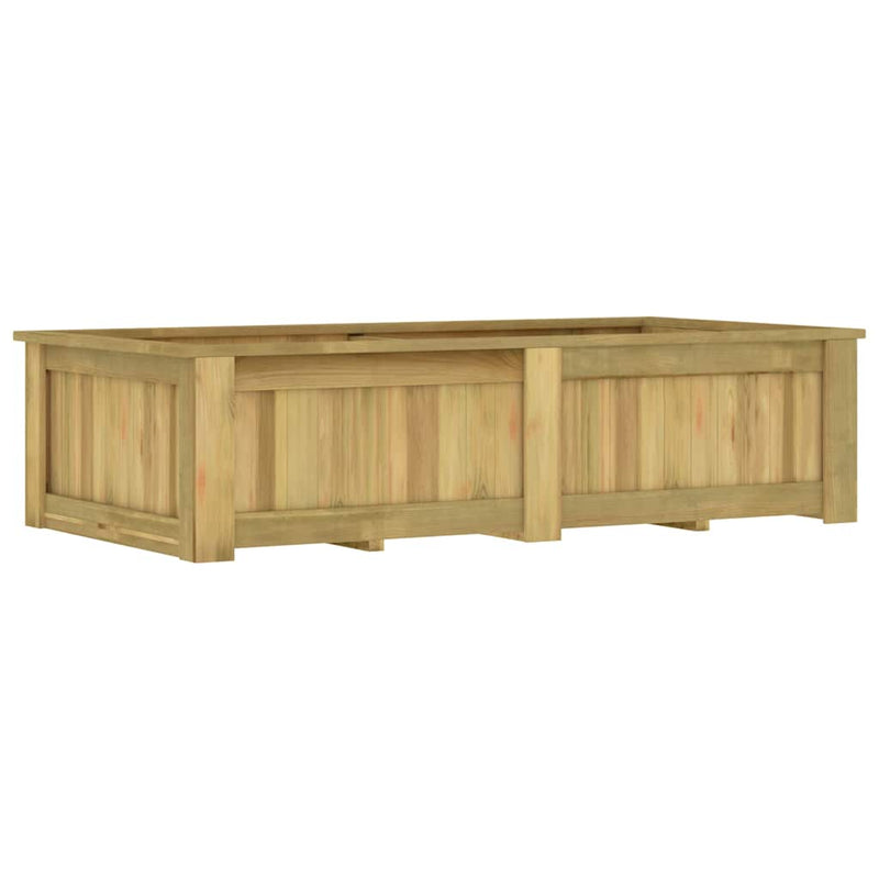 vidaXL impregnált fenyőfa magaságyás 196 x 100 x 50 cm