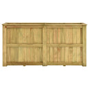 vidaXL impregnált fenyőfa magaságyás 196 x 50 x 100 cm