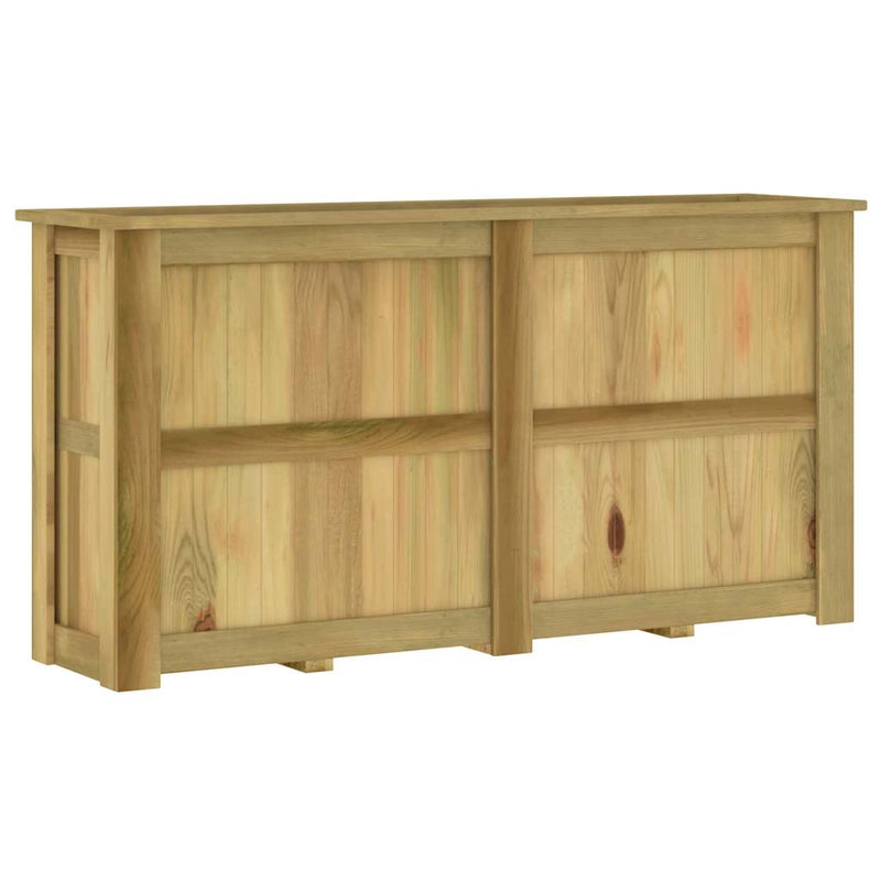 vidaXL impregnált fenyőfa magaságyás 196 x 50 x 100 cm