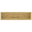 vidaXL impregnált fenyőfa magaságyás 196 x 50 x 100 cm