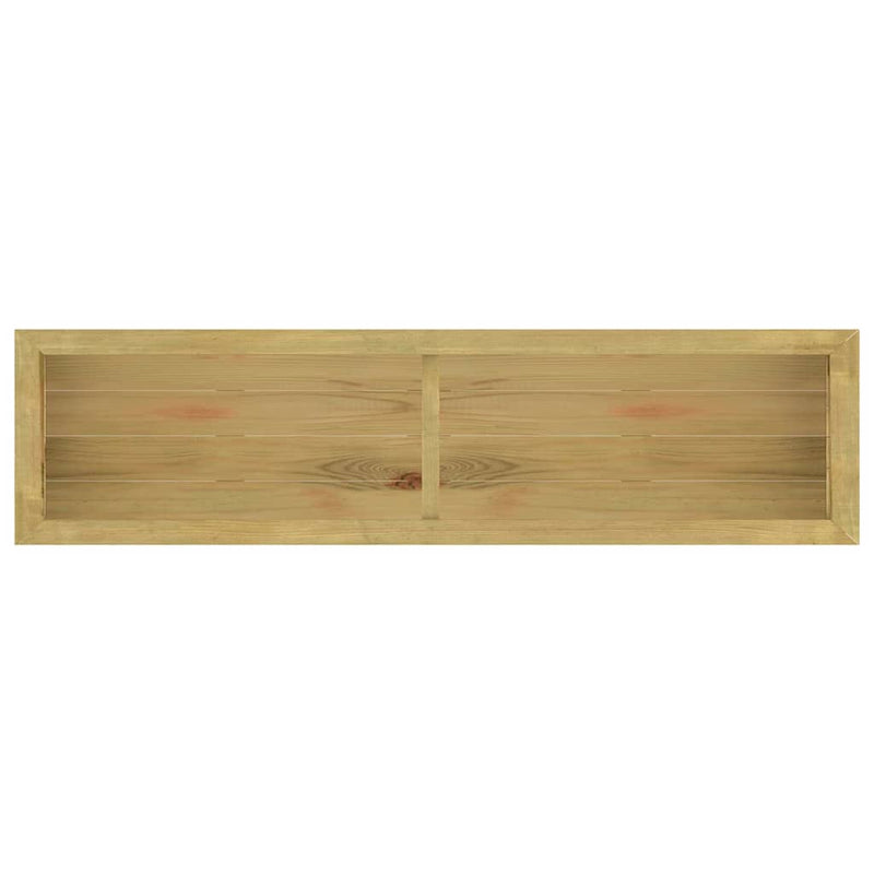 vidaXL impregnált fenyőfa magaságyás 196 x 50 x 100 cm