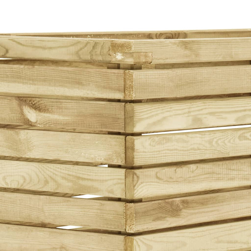 vidaXL impregnált fenyőfa magaságyás 100 x 50 x 50 cm