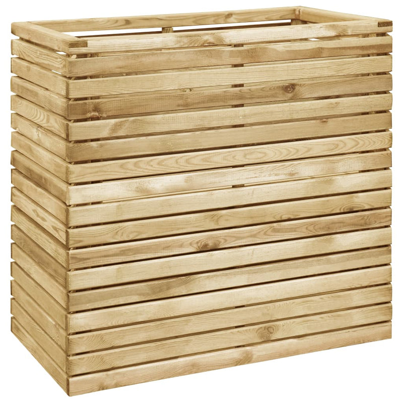 vidaXL impregnált fenyőfa magaságyás 100 x 50 x 100 cm