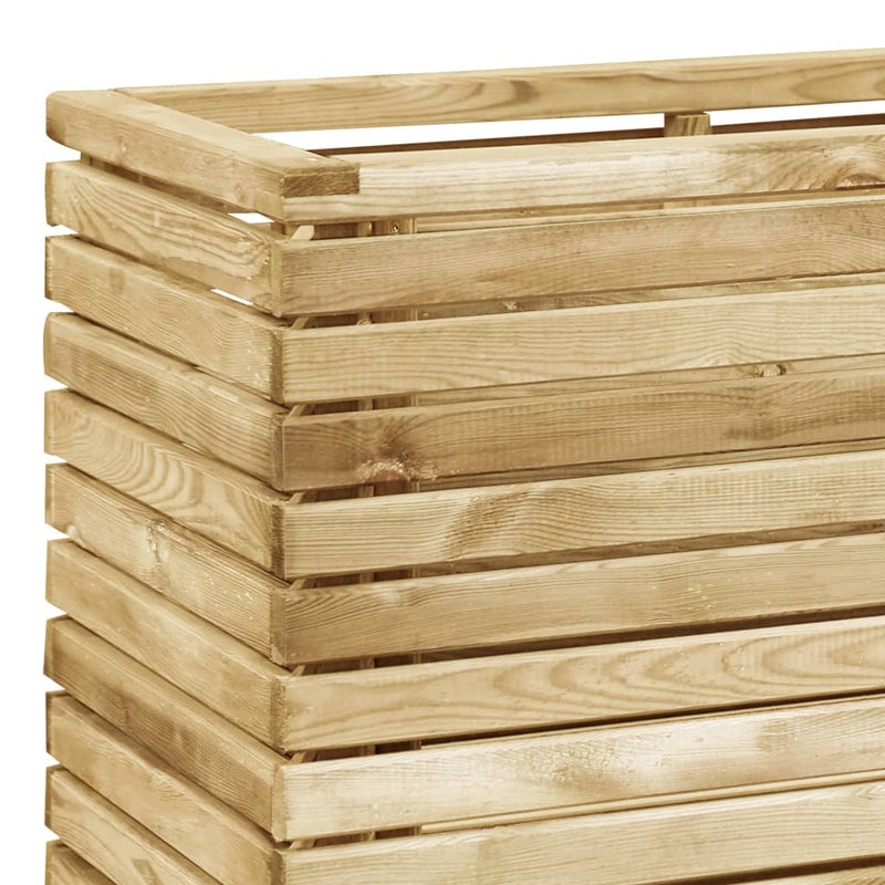 vidaXL impregnált fenyőfa magaságyás 100 x 50 x 100 cm