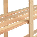 vidaXL 2 db 5-szintes tömör fenyő tárolópolc 500 kg 170 x 38 x 170 cm