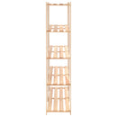 vidaXL 5 db 5-szintes tömör fenyő tárolópolc 500 kg 170 x 38 x 170 cm