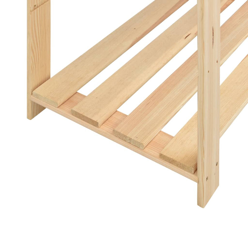 vidaXL 10 db 5-szintes tömör fenyő tárolópolc 500 kg 170 x 38 x 170 cm