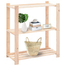vidaXL 5 db 3-szintes tömör fenyőfa tárolópolc 150 kg 80 x 38 x 90 cm