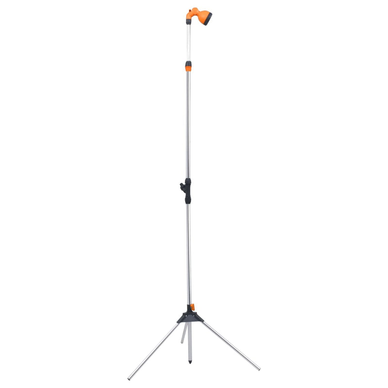 vidaXL háromlábú alumínium kerti zuhany 221 cm