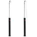 vidaXL fekete napelemes kerti zuhany 215 cm 8 l