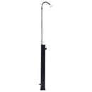 vidaXL fekete napelemes kerti zuhany 215 cm 8 l