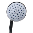 vidaXL fekete napelemes kerti zuhany 215 cm 8 l