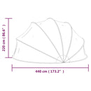 vidaXL medencekupola 440 x 220 cm