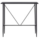 vidaXL 5-részes sötétszürke szövet bárszett